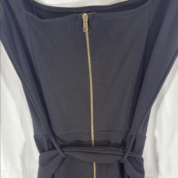 Rolla Coster Black Jumpsuit with Fitted Bodice and Wide Straps - Picture 8 of 9